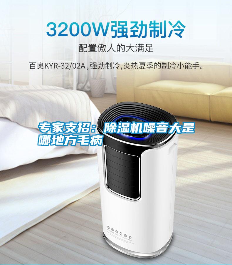 專家支招:除濕機噪音大是哪地方毛病