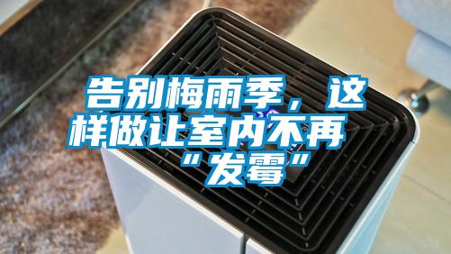 告別梅雨季，這樣做讓室內(nèi)不再“發(fā)霉”