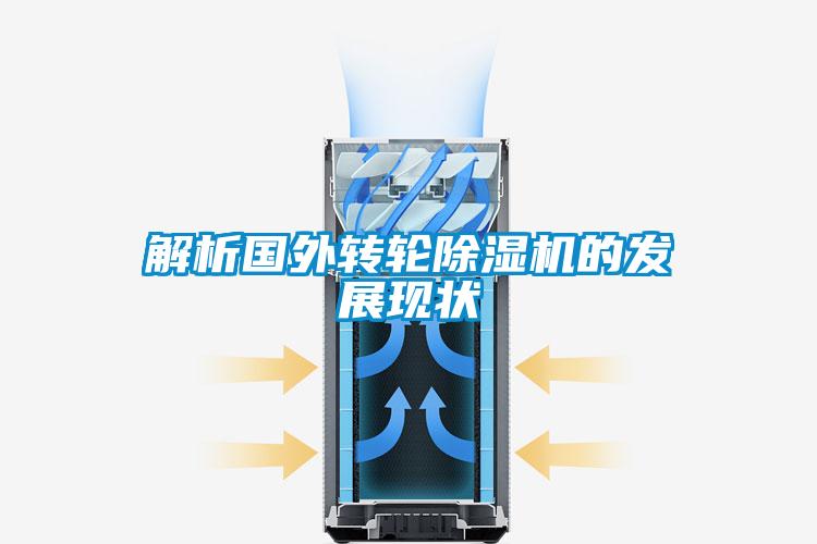解析國外轉(zhuǎn)輪除濕機的發(fā)展現(xiàn)狀