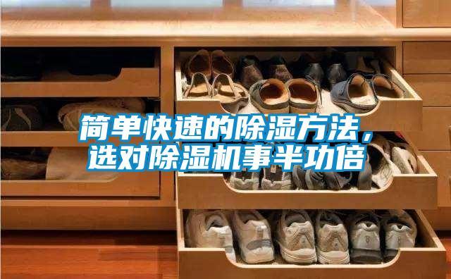 簡單快速的除濕方法,選對除濕機事半功倍