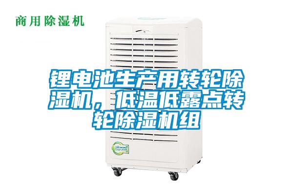 鋰電池生產用轉輪除濕機,低溫低露點轉輪除濕機組