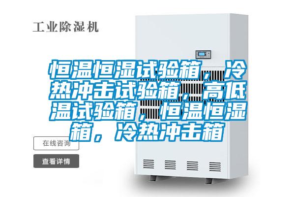 恒溫恒濕試驗箱，冷熱沖擊試驗箱，高低溫試驗箱，恒溫恒濕箱，冷熱沖擊箱