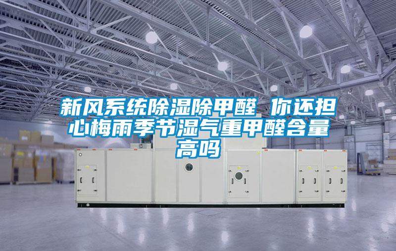 新風系統(tǒng)除濕除甲醛 你還擔心梅雨季節(jié)濕氣重甲醛含量高嗎