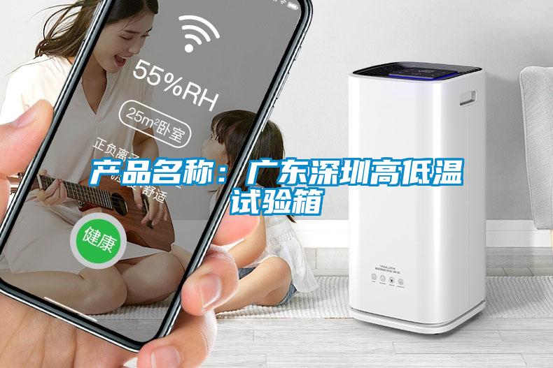產(chǎn)品名稱:廣東深圳高低溫試驗箱