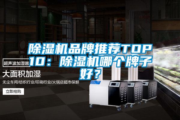 除濕機品牌推薦TOP10：除濕機哪個牌子好？