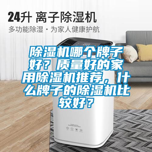 除濕機(jī)哪個(gè)牌子好？質(zhì)量好的家用除濕機(jī)推薦，什么牌子的除濕機(jī)比較好？